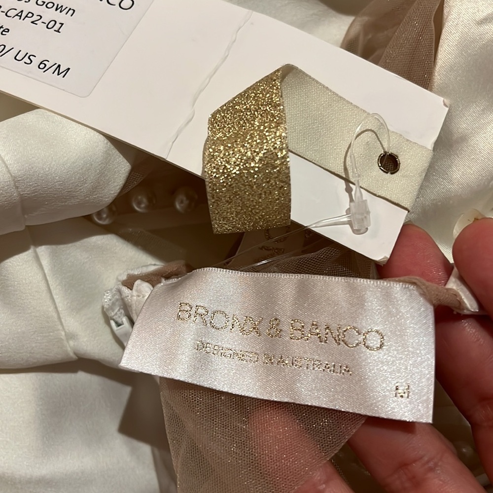 Bronx and Banco Paros Gown in White - Picture 16 of 16